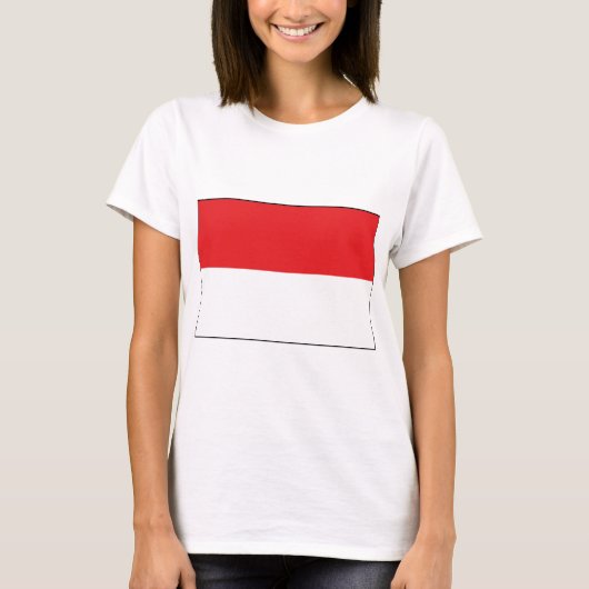 Indonesische vlag t-shirt (Voorkant)