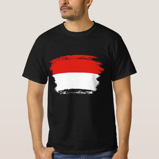 Indonesische vlag t-shirt (Voorkant)