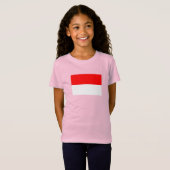 Indonesische vlag t-shirt (Voorkant volledig)