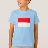 Indonesische vlag t-shirt (Voorkant)