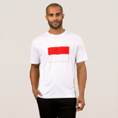 Indonesische vlag t-shirt (Voorkant volledig)