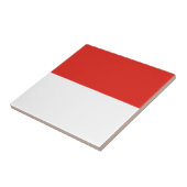 Indonesische vlag tegeltje (Zijkant)