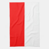 Indonesische vlag theedoek (Verticaal)