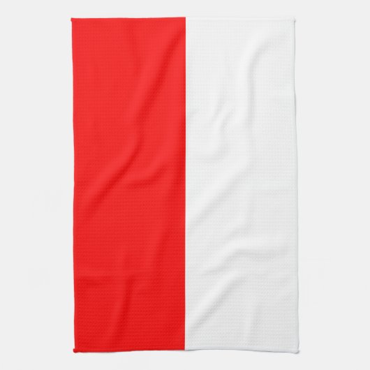 Indonesische vlag theedoek (Verticaal)