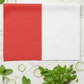 Indonesische vlag theedoek (Gevouwen)