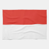 Indonesische vlag theedoek (Horizontaal)