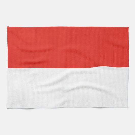 Indonesische vlag theedoek (Horizontaal)