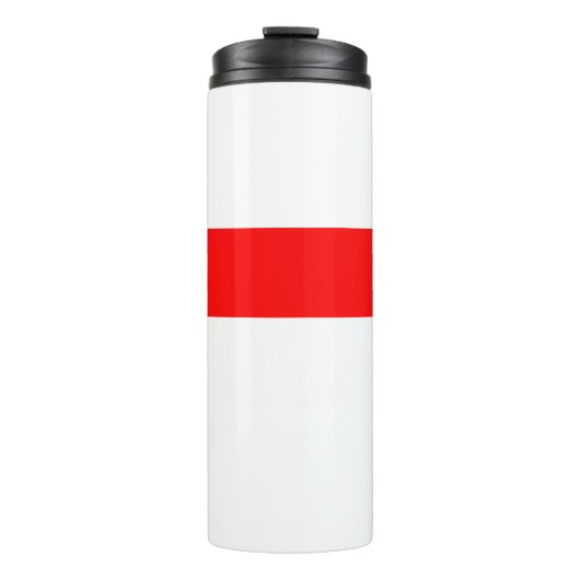 Indonesische vlag thermosbeker (Voorkant)
