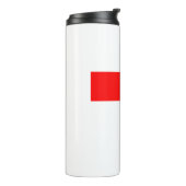 Indonesische vlag thermosbeker (Gedraaid links)