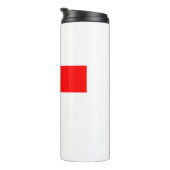 Indonesische vlag thermosbeker (Geroteerd rechts)