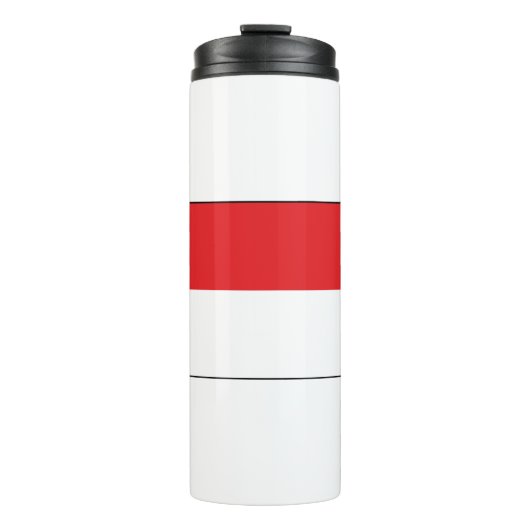 Indonesische vlag thermosbeker (Voorkant)