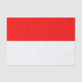 Indonesische vlag tissuepapier (Voorkant)
