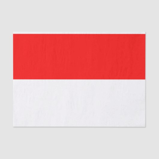 Indonesische vlag tissuepapier (Voorkant)