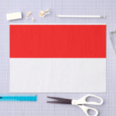 Indonesische vlag tissuepapier (Craft)