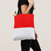 Indonesische vlag tote bag (Dichtbij)