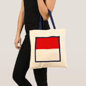 Indonesische vlag tote bag (Voorkant (product))