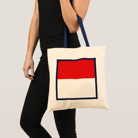Indonesische vlag tote bag (Voorkant (product))