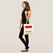 Indonesische vlag tote bag (Voorkant (model))