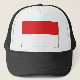 Indonesische vlag trucker pet