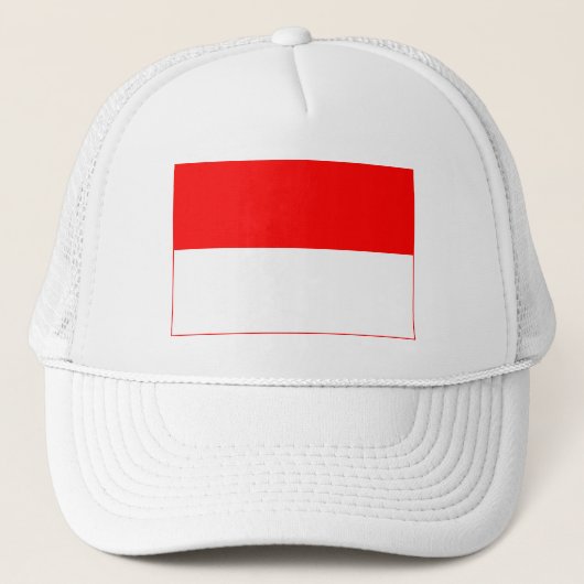 Indonesische vlag trucker pet (Voorkant)