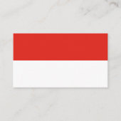 Indonesische vlag visitekaartje (Voorkant)