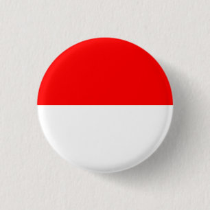 Indonesische vlag, vlag van Indonesië Ronde Button 3,2 Cm
