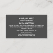 Indonesische vlag, vlag van Indonesië Visitekaartje (Achterkant)