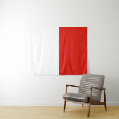 Indonesische vlag wandkleed (In Situ (horizontaal))