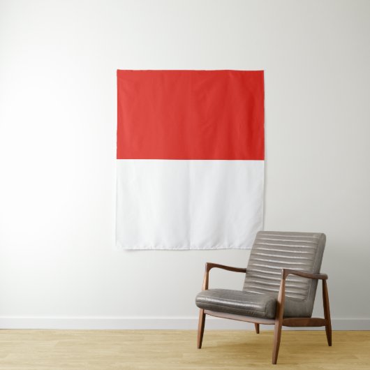 Indonesische vlag wandkleed (In situ)