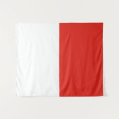 Indonesische vlag wandkleed (Voorkant (horizontaal))