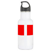 Indonesische vlag waterfles  (Achterkant)