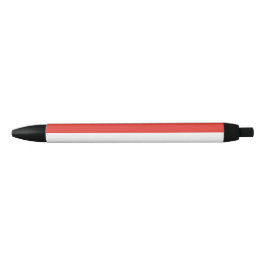 Indonesische vlag zwarte inkt pen