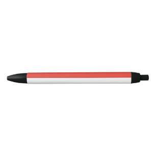 Indonesische vlag zwarte inkt pen