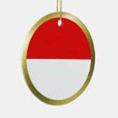 Indonesische vlagornament keramisch ornament (Rechts)
