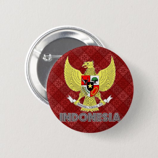 Indonesische wapenstilstand ronde button 5,7 cm (Voorkant /achterkant)