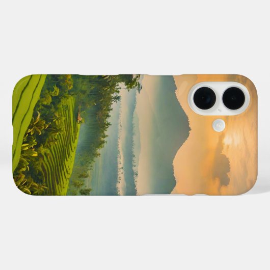 Indonesische zonsondergang Case-Mate iPhone case (Achterkant (horizontaal))