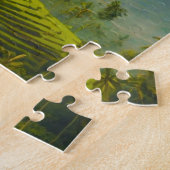 Indonesische zonsondergang legpuzzel (Zijkant)