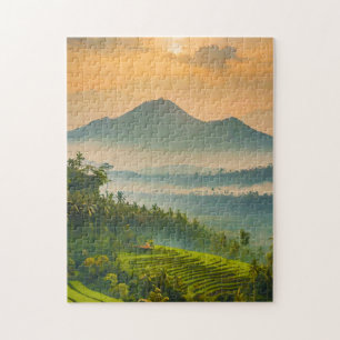 Indonesische zonsondergang legpuzzel