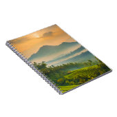 Indonesische zonsondergang notitieboek (Rechterzijde)
