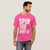Indoor Cycling Spin Instructeur Workout Spinning S T-shirt (Voorkant volledig)