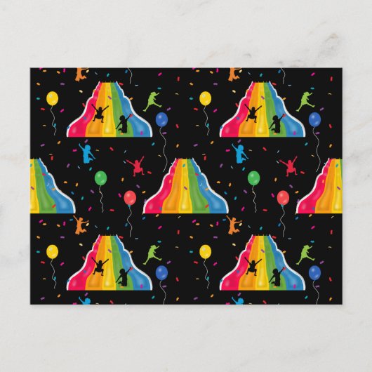 Indoor Glijbaan Park Kids Speeltuin Briefkaart (Voorkant)