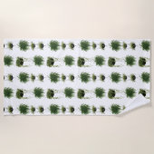 Indoor Oasis | Hangende manden Strandlaken (Voorkant)