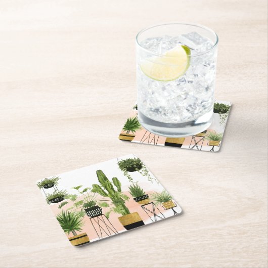 Indoor Oasis Kartonnen Onderzetters (Insitu)