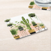 Indoor Oasis Kartonnen Onderzetters (Schuin)