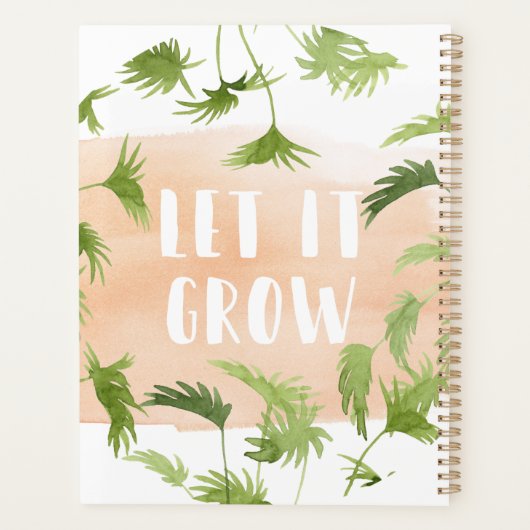 Indoor Oasis | Laat het groeien Planner (Achterkant)