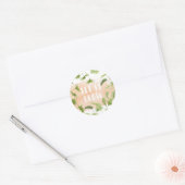 Indoor Oasis | Laat het groeien Ronde Sticker (Envelop)