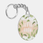 Indoor Oasis | Laat het groeien Sleutelhanger (Voorkant Links)