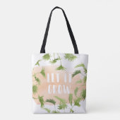 Indoor Oasis | Laat het groeien Tote Bag (Achterkant)