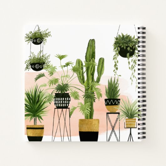 Indoor Oasis Notitieboek (Achterkant)