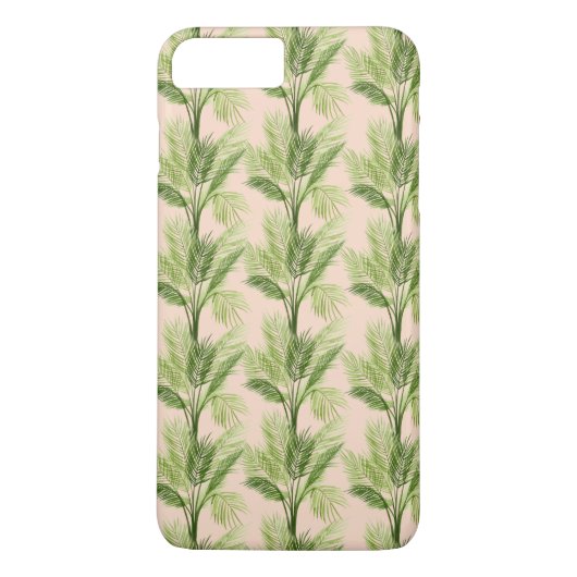 Indoor Oasis | Palmstructuurpatroon Case-Mate iPhone Case (Achterkant)